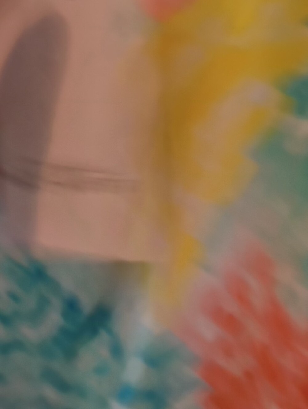 Tropical Print Spaghetti-Strap Maxi Dress in Yellow, Coral & Teal - Picture 3 of 4